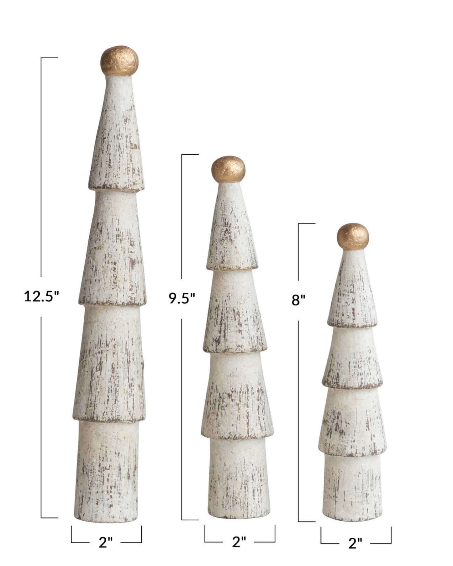 Cream Wooden Trees