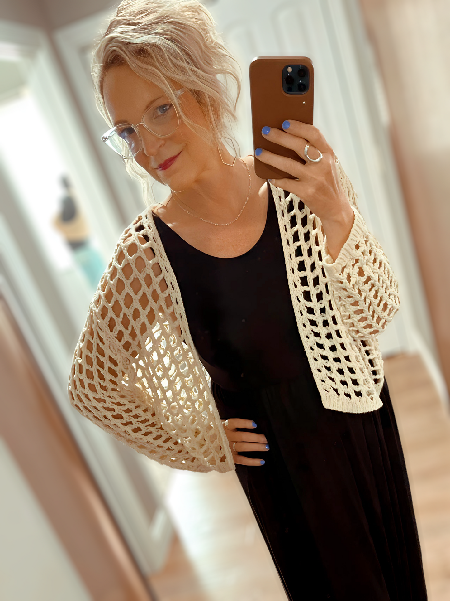 Ceris Crochet Cardigan