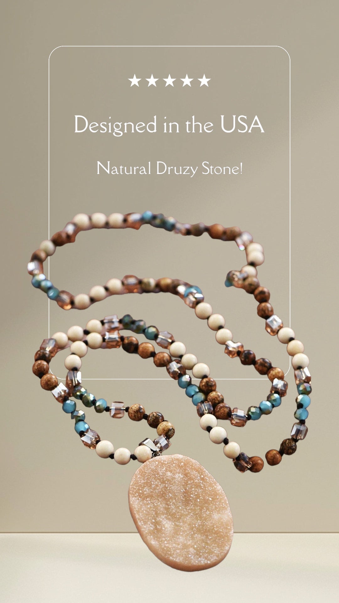 Perrey Stone Necklace
