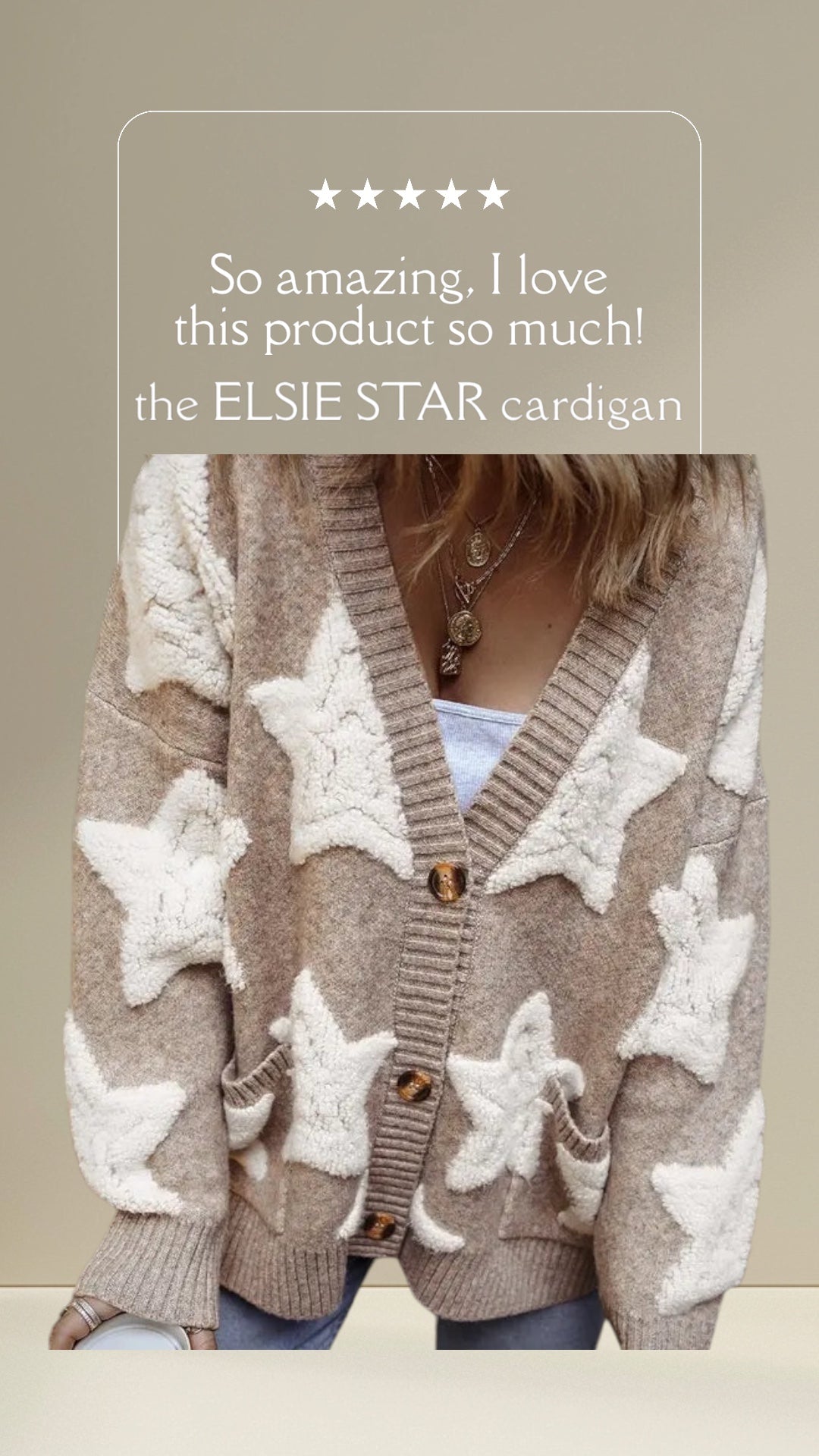 Elsie Star Cardigan