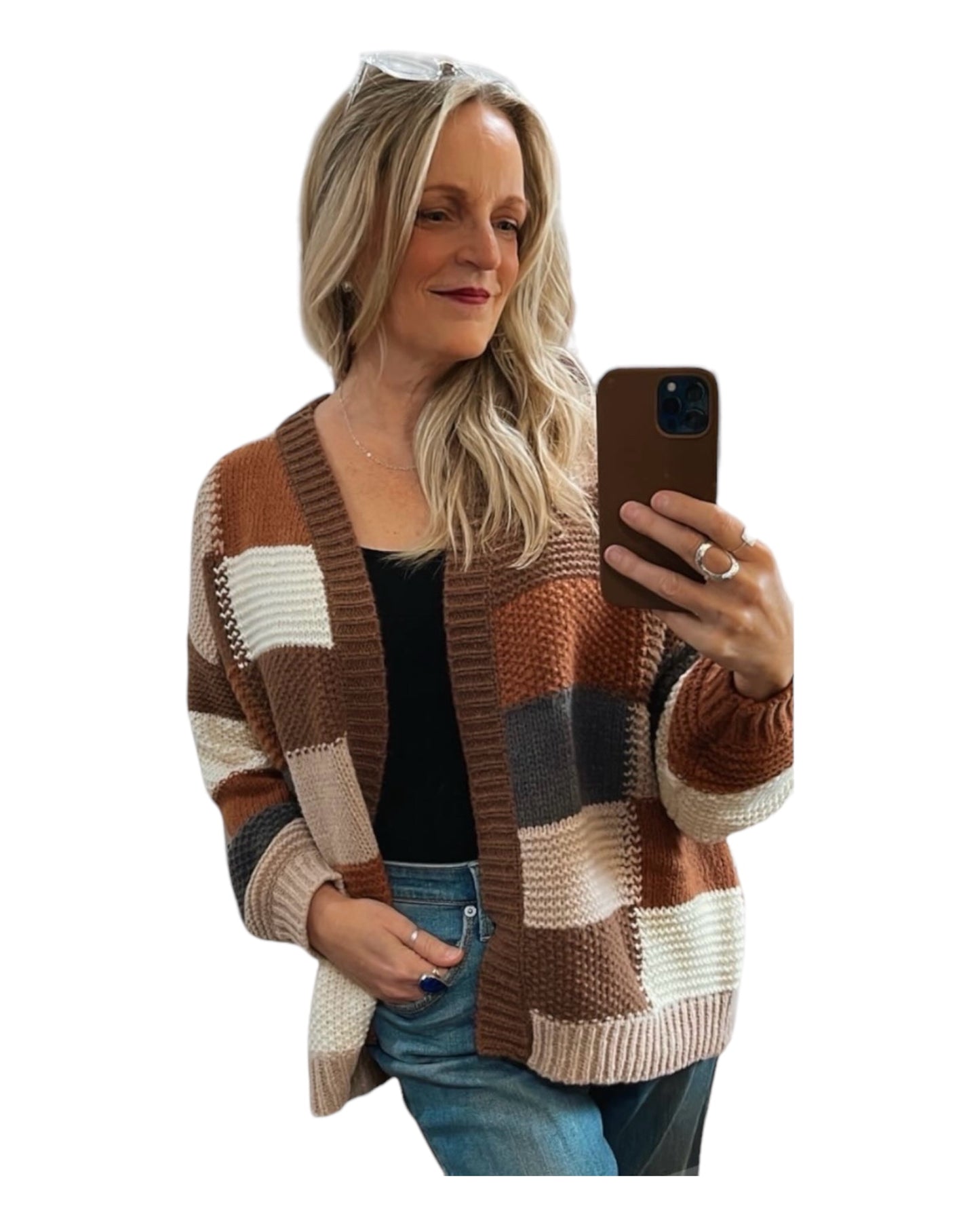 Lennon Block Cardigan