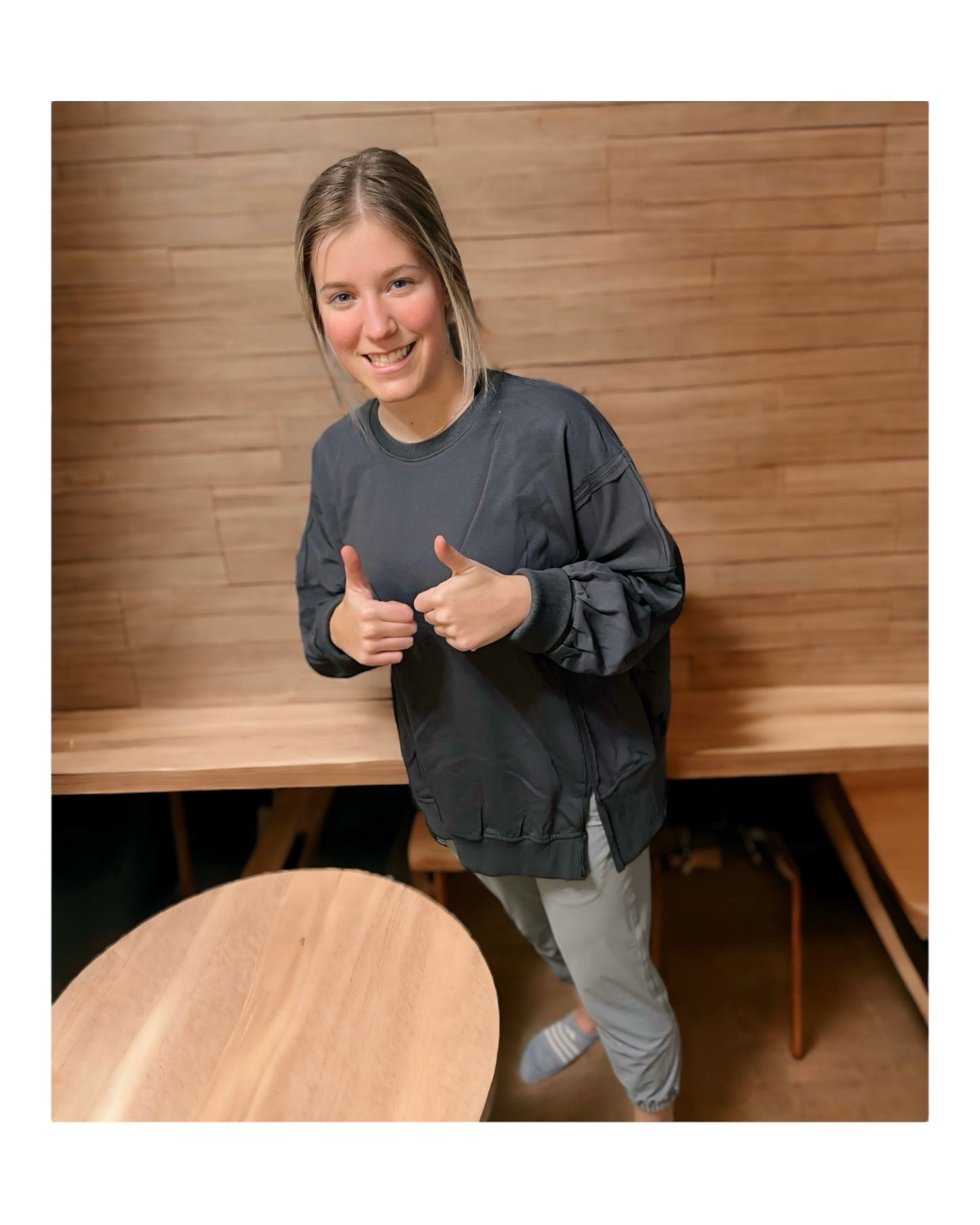 Jeanne Slit Sweatshirt