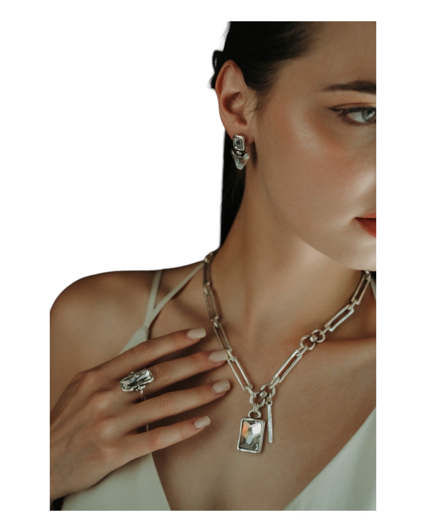 Zaya Pewter Necklace