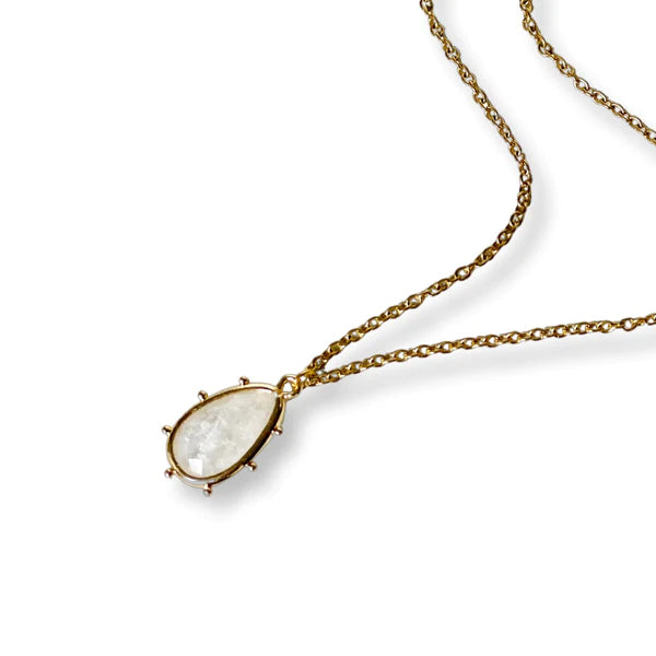 Quartz Dot Necklace