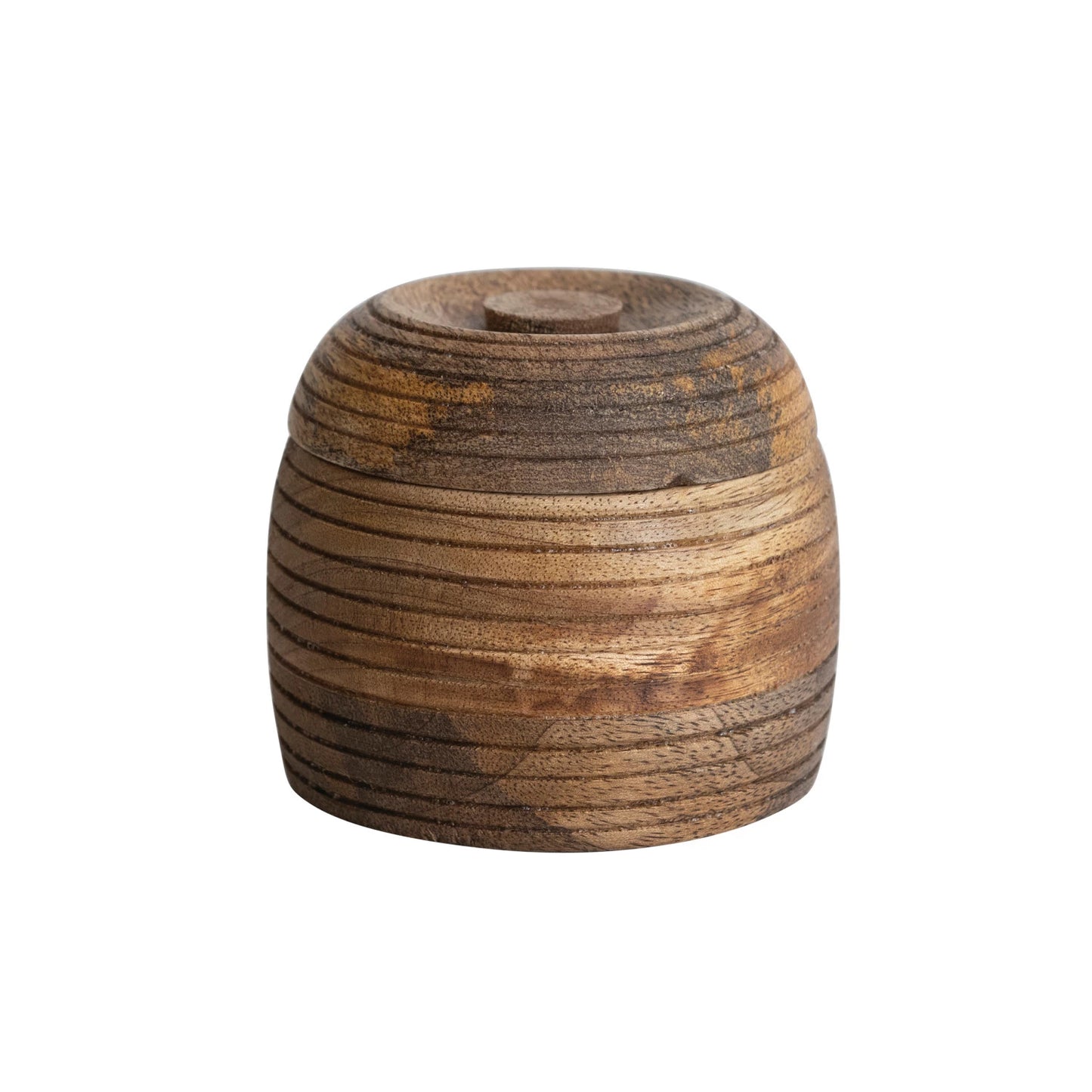 Carved Burnt Container