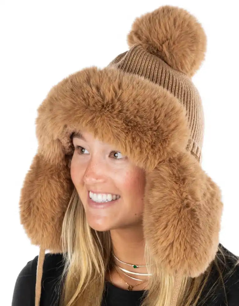 Trapper Pom Hat