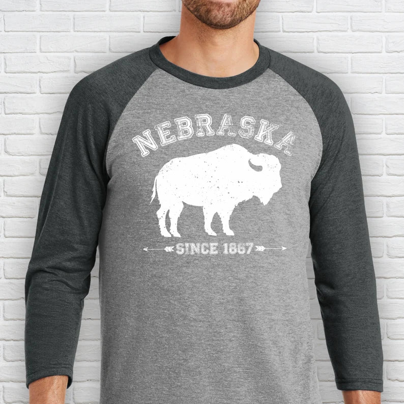 Buffalo Raglan Tee