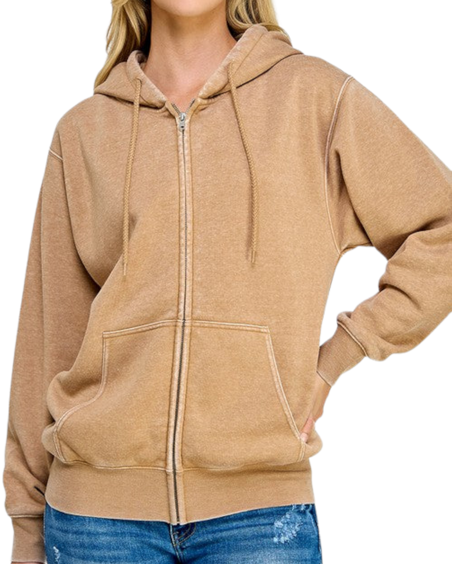 Burnout Boyfriend Zip Up