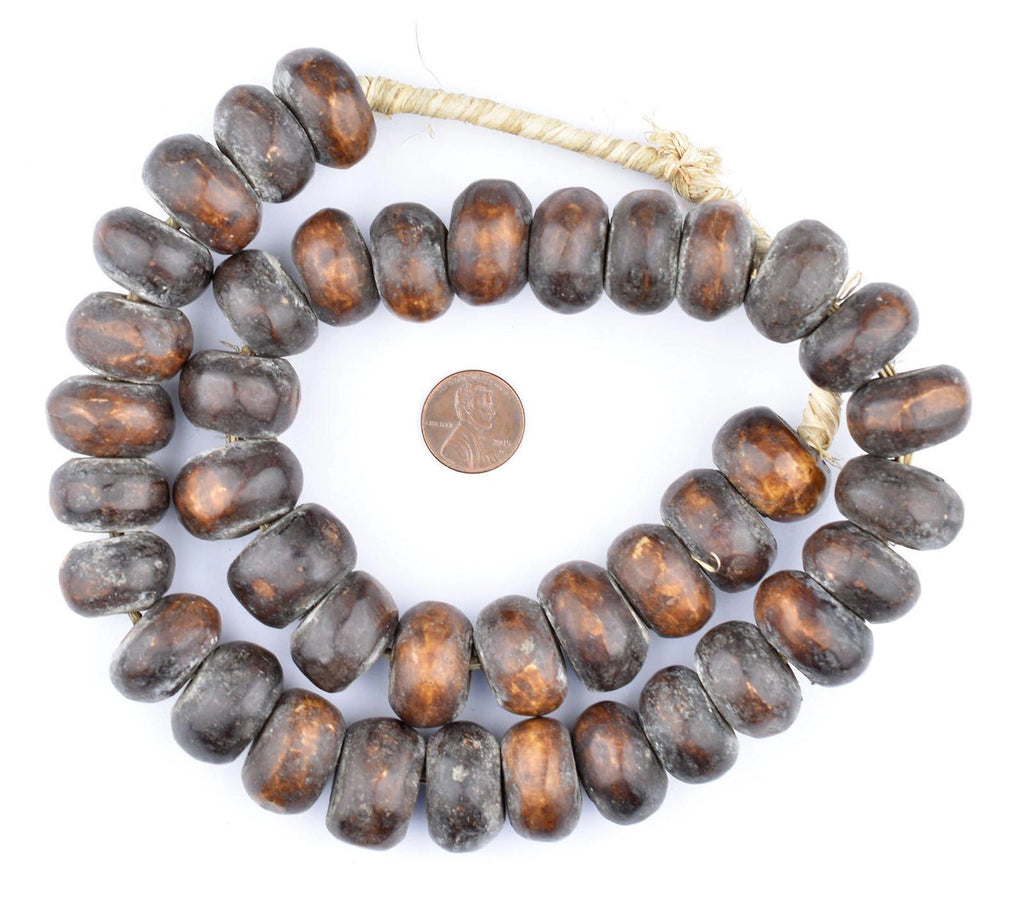 Kenya Brown Bone Beads