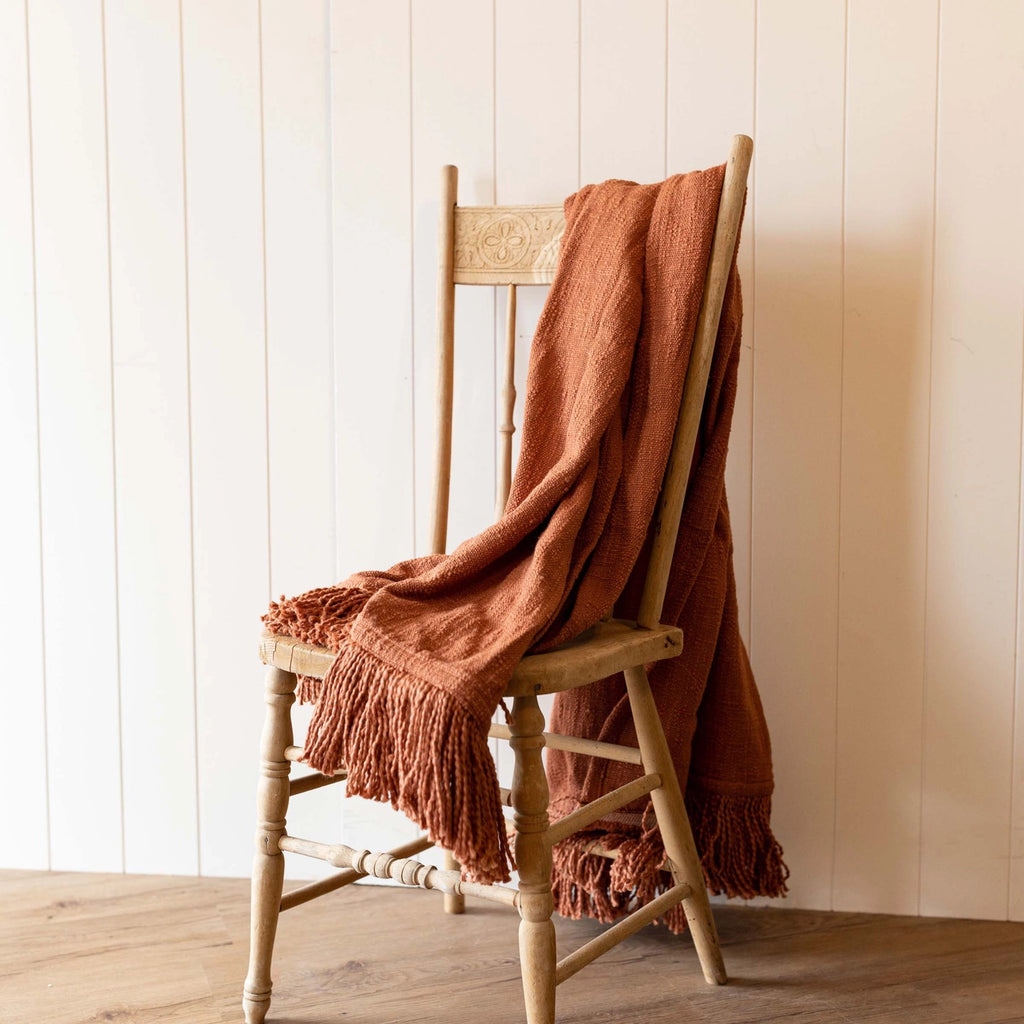 Rust Matte Throw
