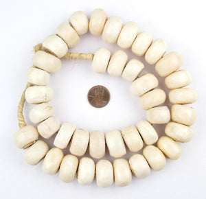 White Bone Beads