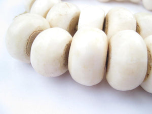 White Bone Beads