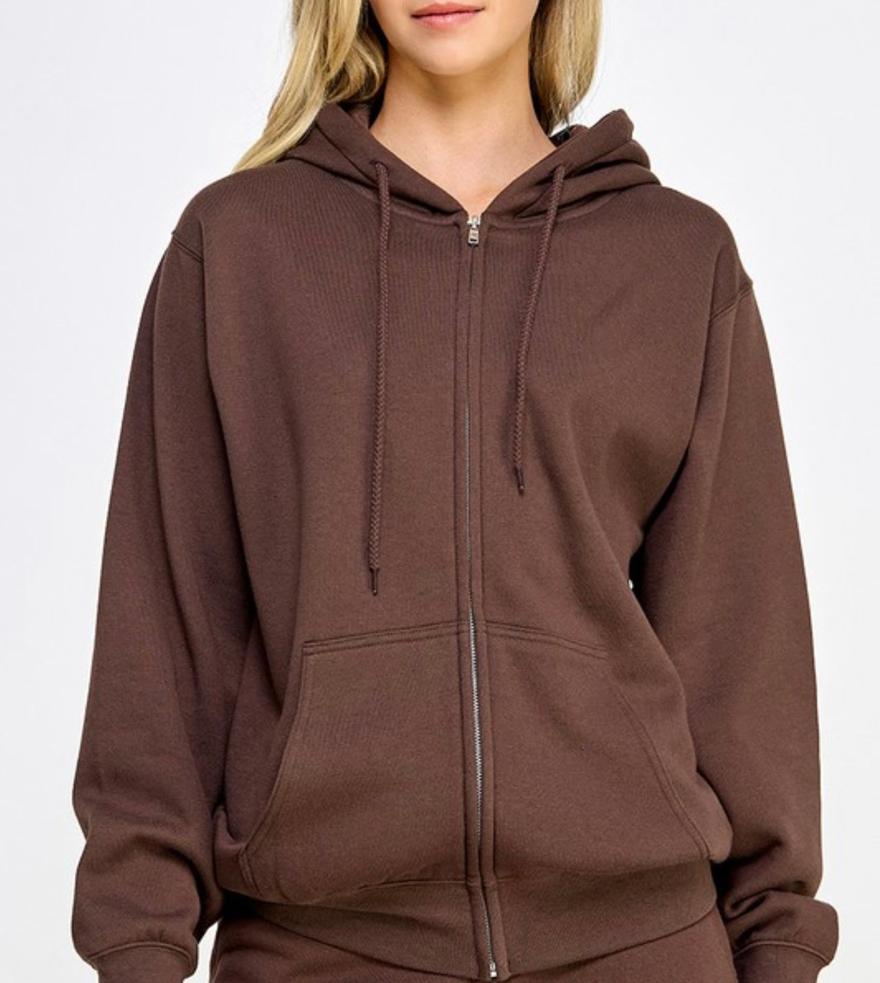 Boyfriend Zip Up Sweatshirt