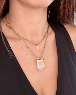 Arrow Quartz Necklace