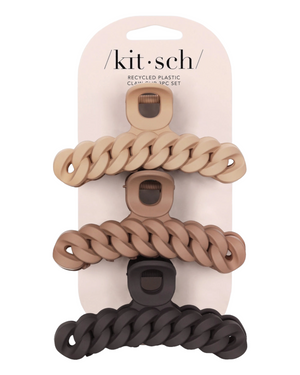 Chain Claw Clip Set | Neutral-Neutral