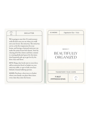 Beautifully Organized Card Deck