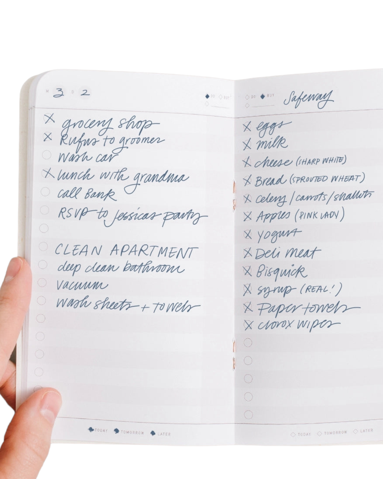 Checklist Notebooks, 2-pack