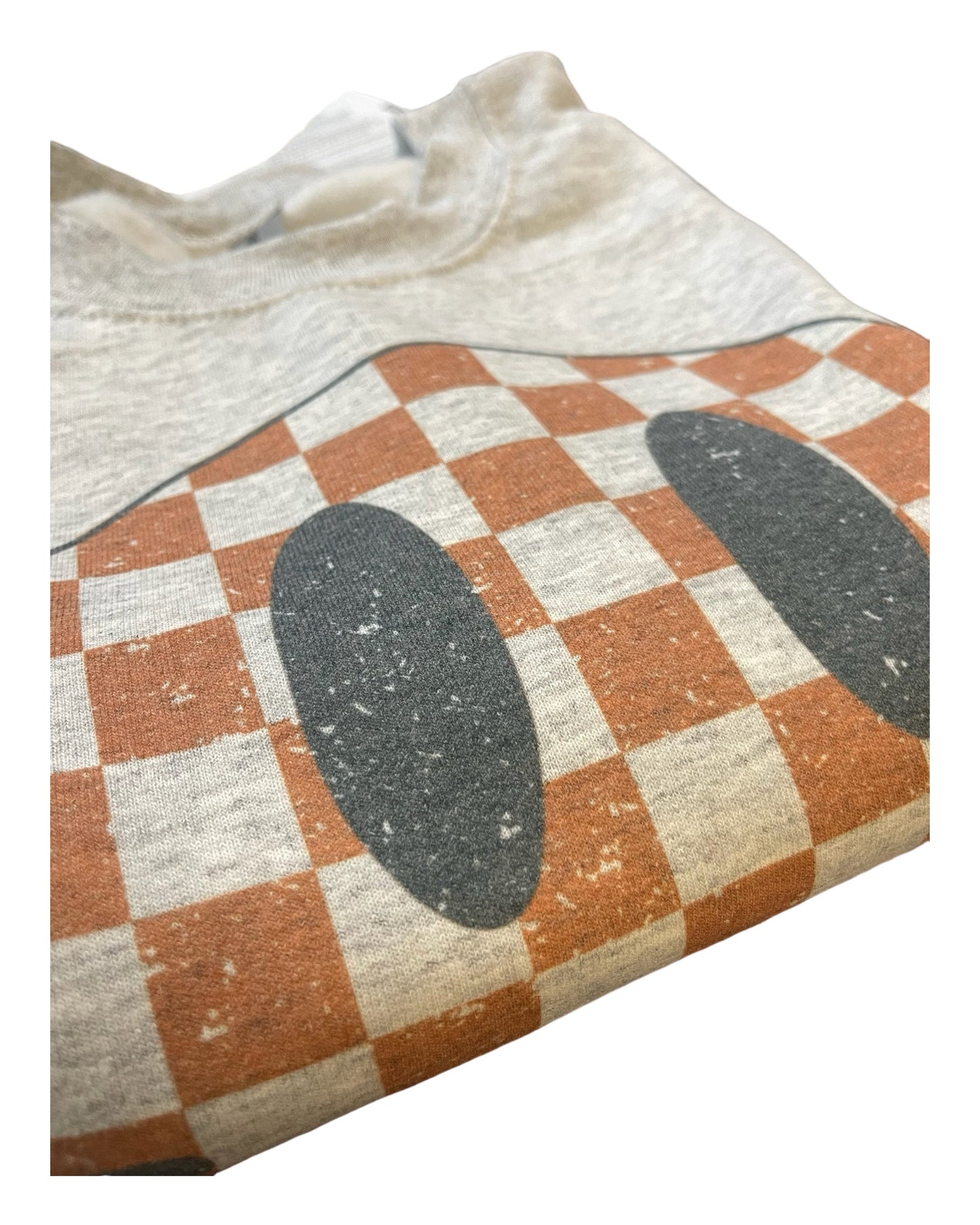 Checker Happy Face Sweatshirt