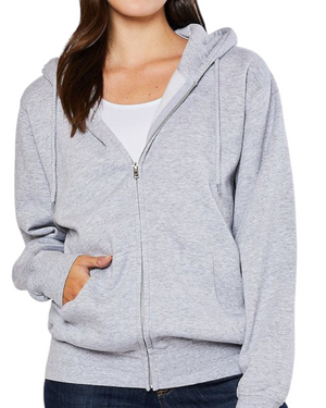 Boyfriend Zip Up Sweatshirt